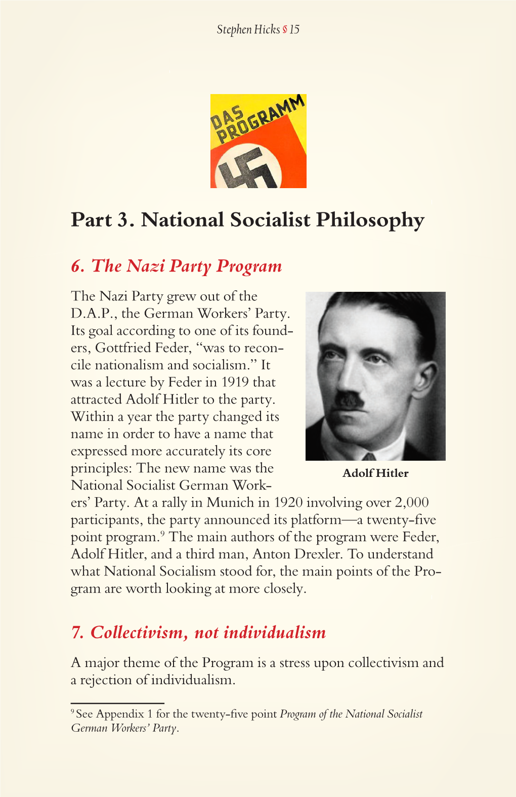 Part 3. National Socialist Philosophy