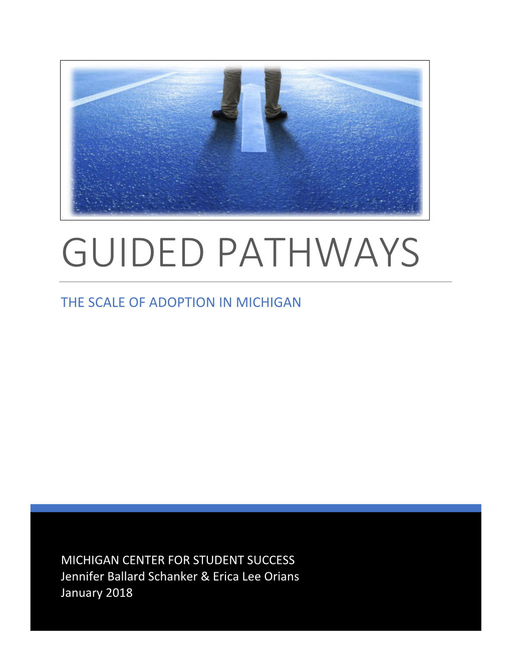 Guided Pathways: the Scale of Adoption in Michigan 1