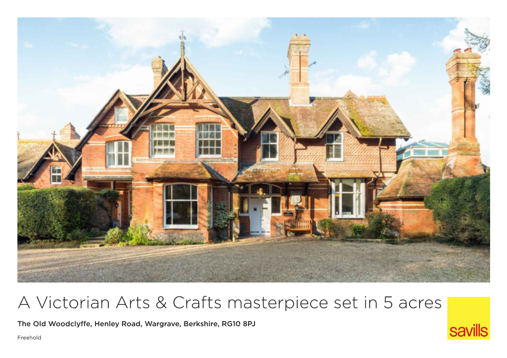 A Victorian Arts & Crafts Masterpiece Set in 5 Acres