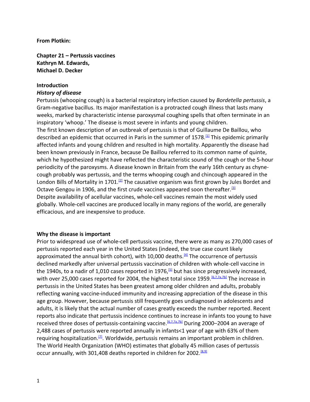 Chapter 21 Pertussis Vaccines