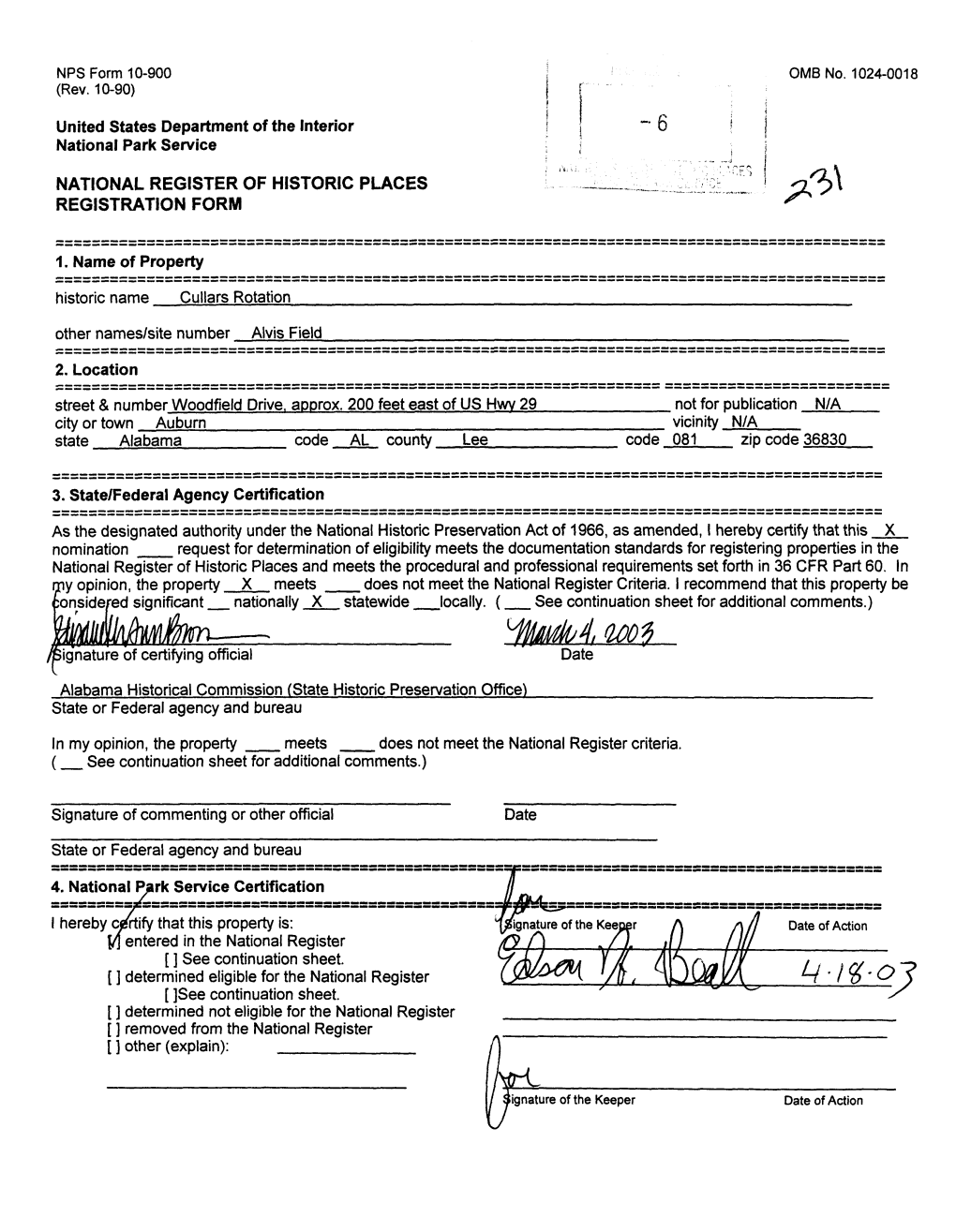 Hfn— - — ______/Signature of Certifying Official Date