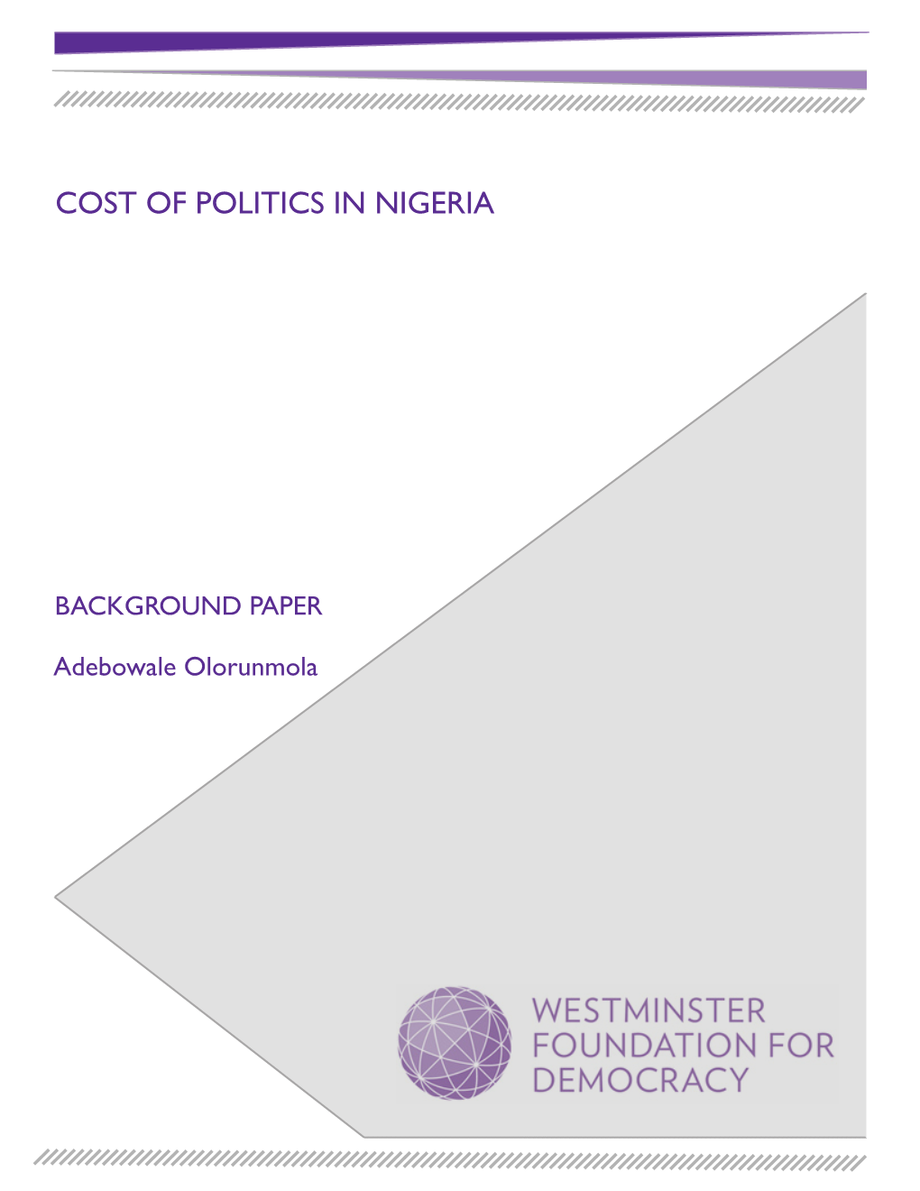 Cost of Politics in Nigeria