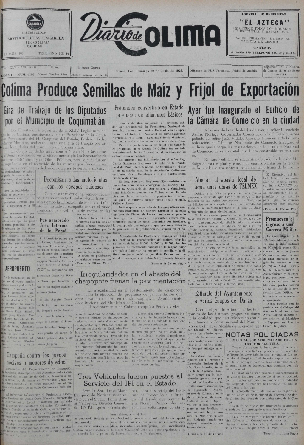 Coilma Produce Semiflas De Mail Y Frijol De Exportacion