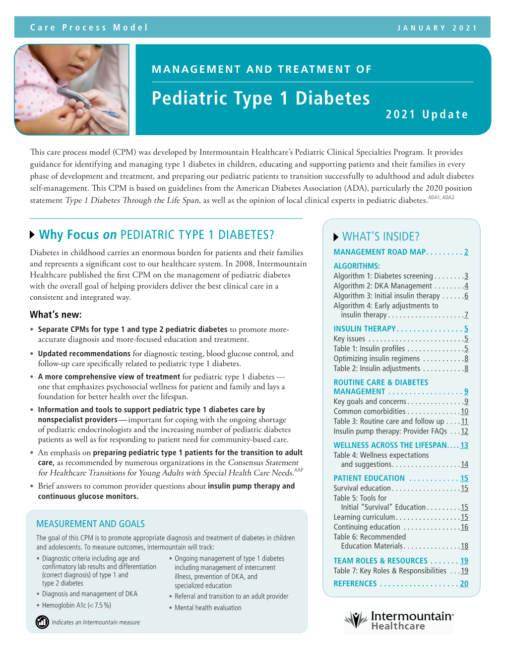 Pediatric Type 1 Diabetes 2021 Update