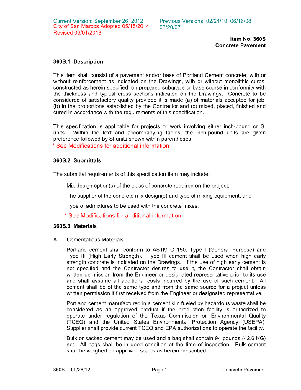 360S Concrete Pavement (PDF)