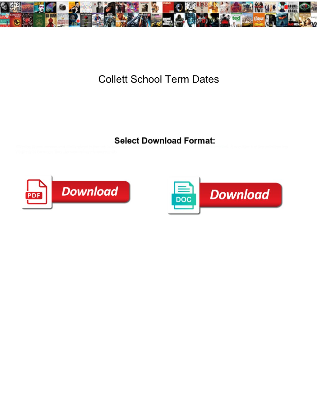 Collett School Term Dates