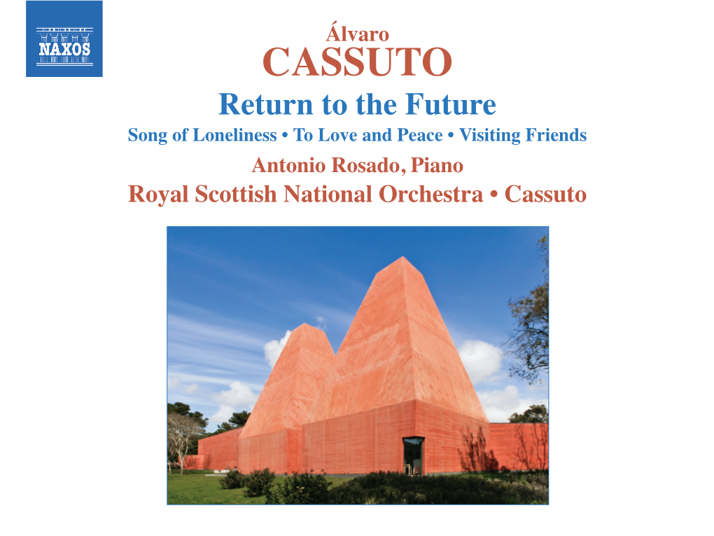 The Future *Antonio Rosado, Piano Royal Scottish