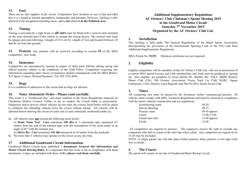 16. Noise Abatement Order - Please Read Carefully