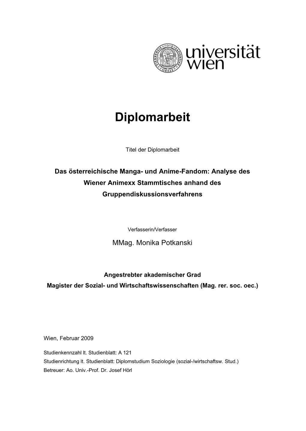 Diplomarbeit