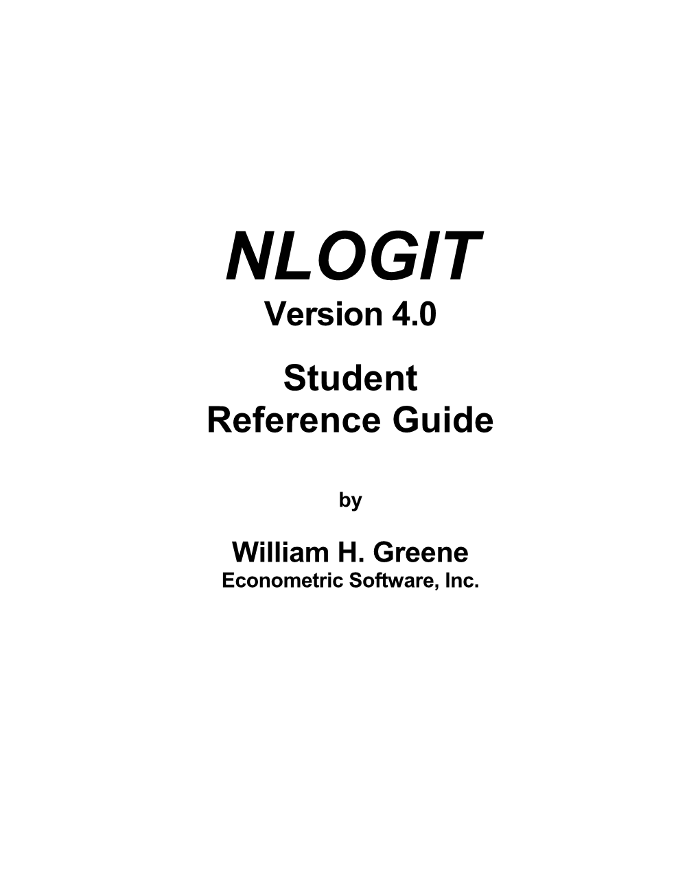 NLOGIT-Student-Manual.Pdf
