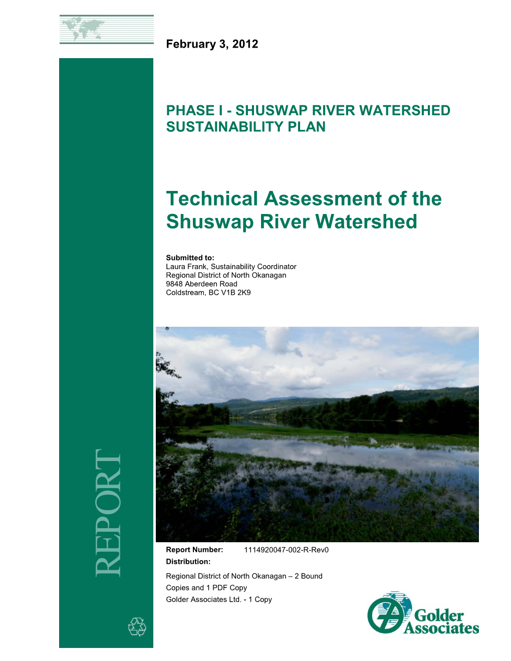 Technical Assessment of the Shuswap River Watershed
