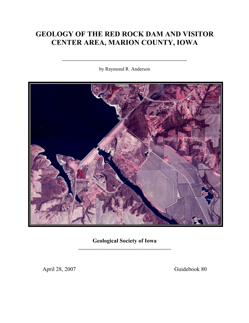 General and Environmental Geology of Cedar Falls