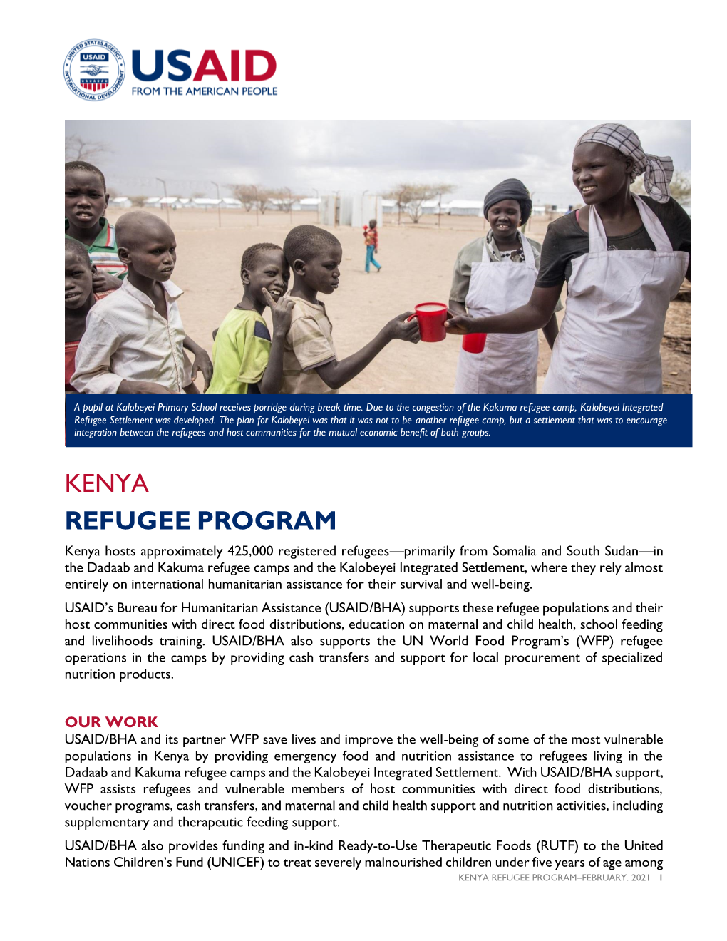 Kenya Refugee Program