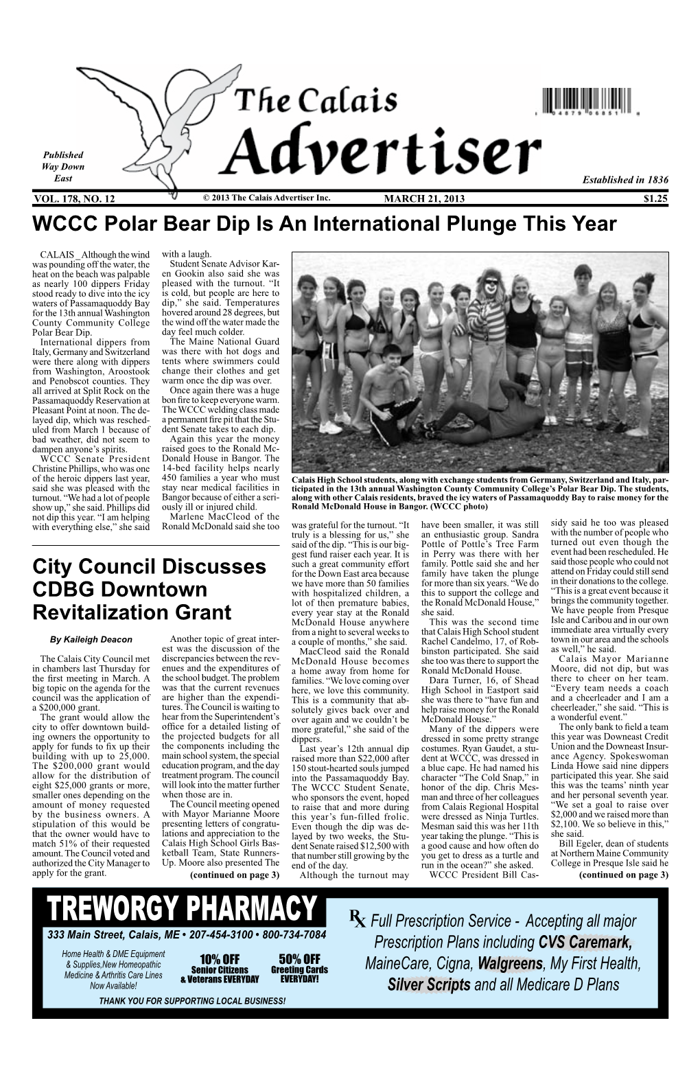 WCCC Polar Bear Dip Is an International Plunge This Year City