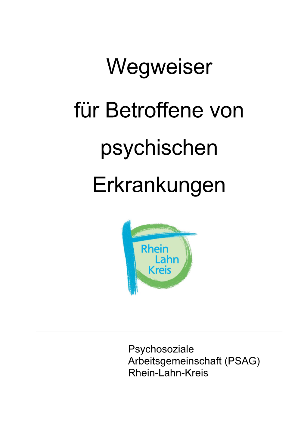 Psychosoziale Arbeitsgemeinschaft (PSAG) Rhein-Lahn-Kreis