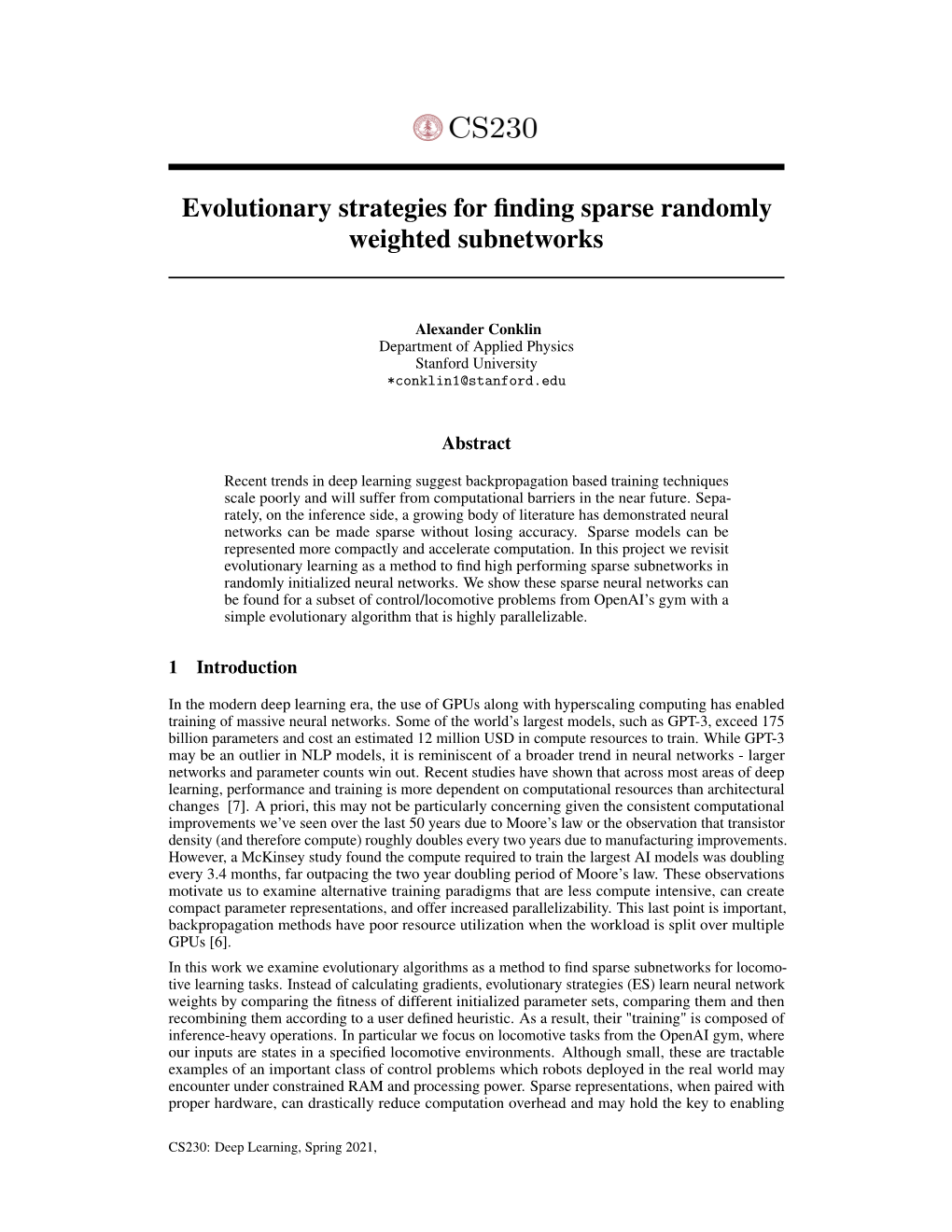 Evolutionary Strategies for Finding Sparse Randomly Weighted Subnetworks