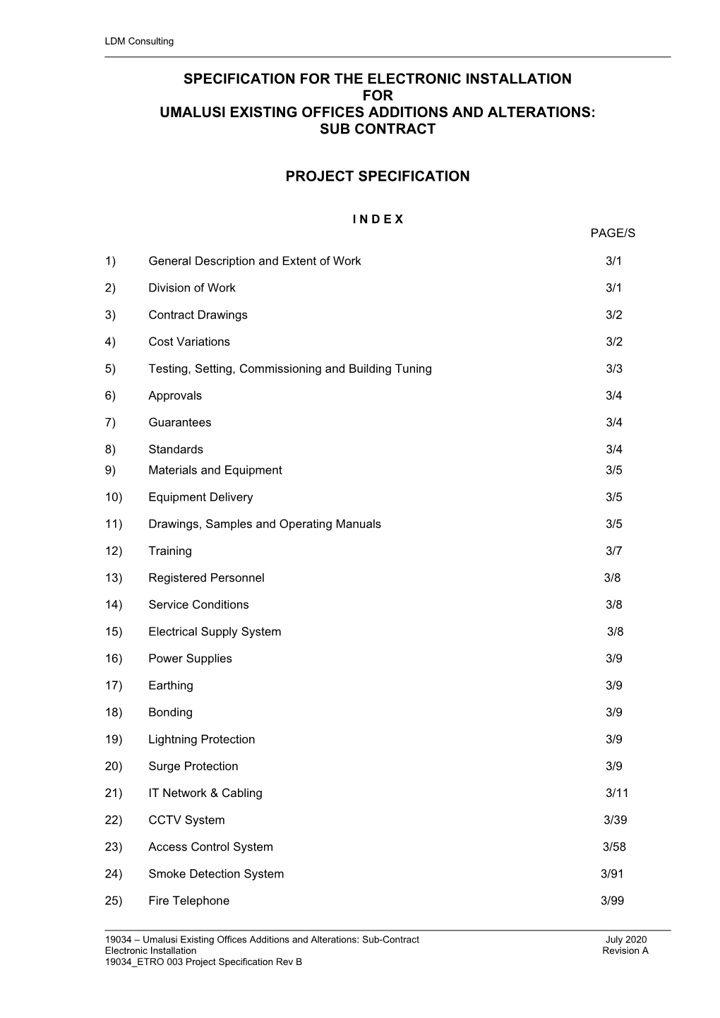 6. Annexure E Umalusi Annexure E Electronic Specifications Rev B