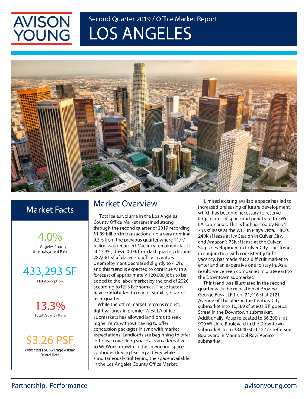 Q2 LA Office Market Report 7.16.19.Indd