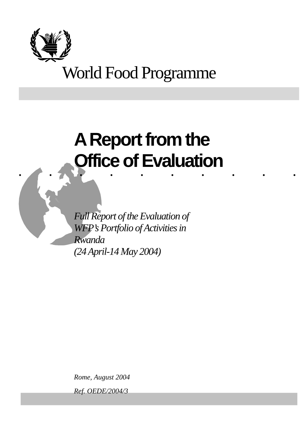 A Report from the Office of Evaluation