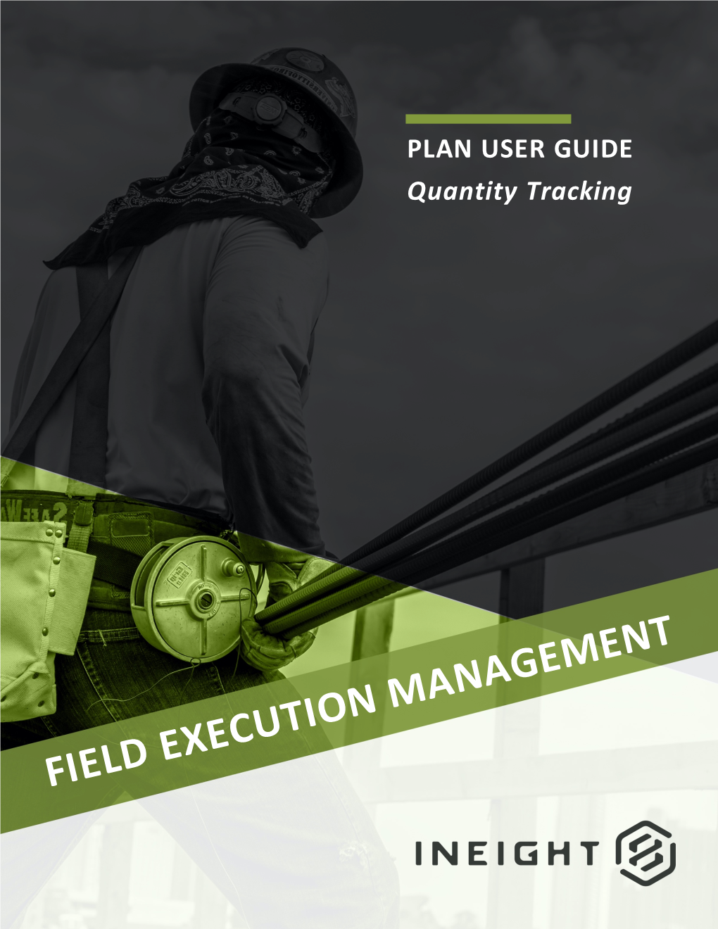 PLAN USER GUIDE Quantity Tracking