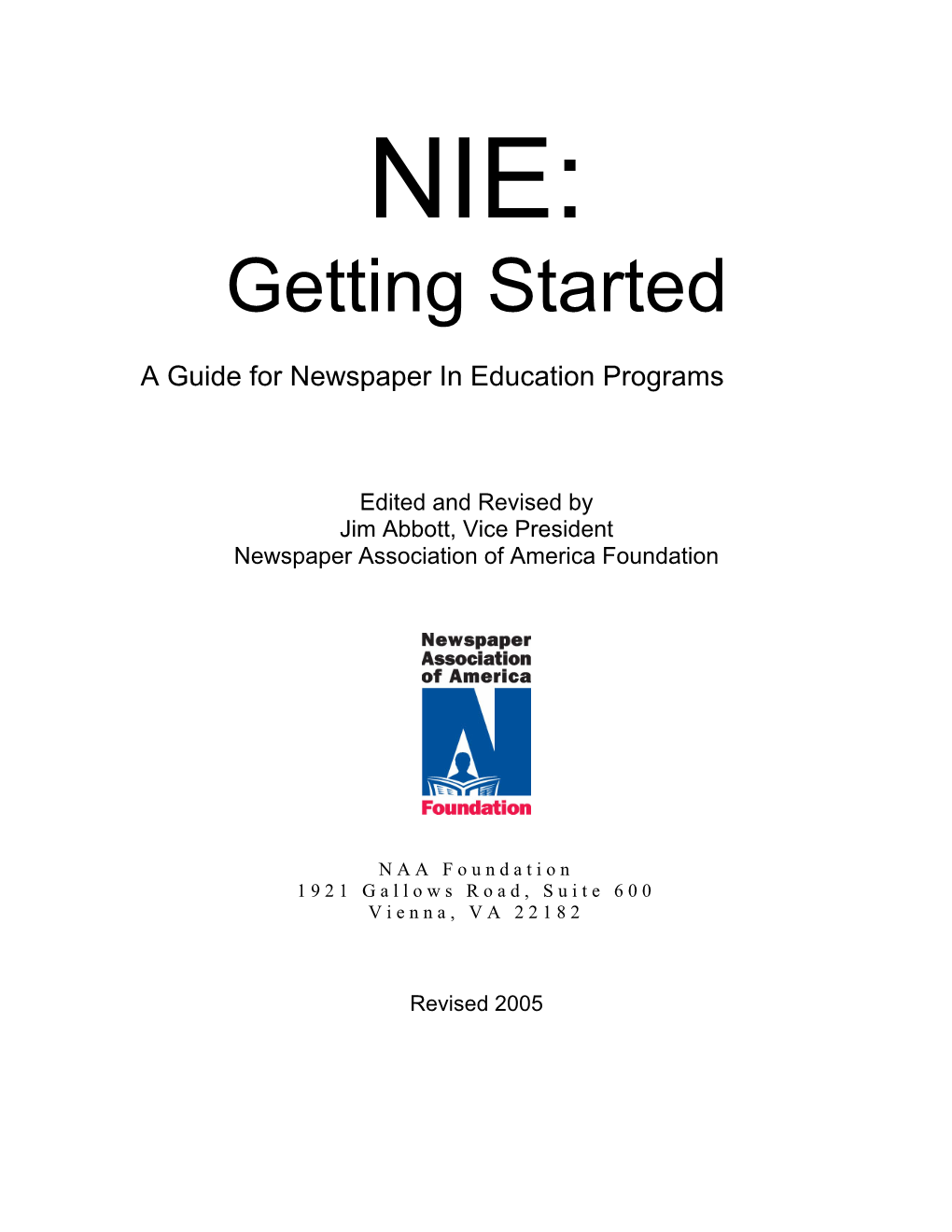 NIE: Getting Started