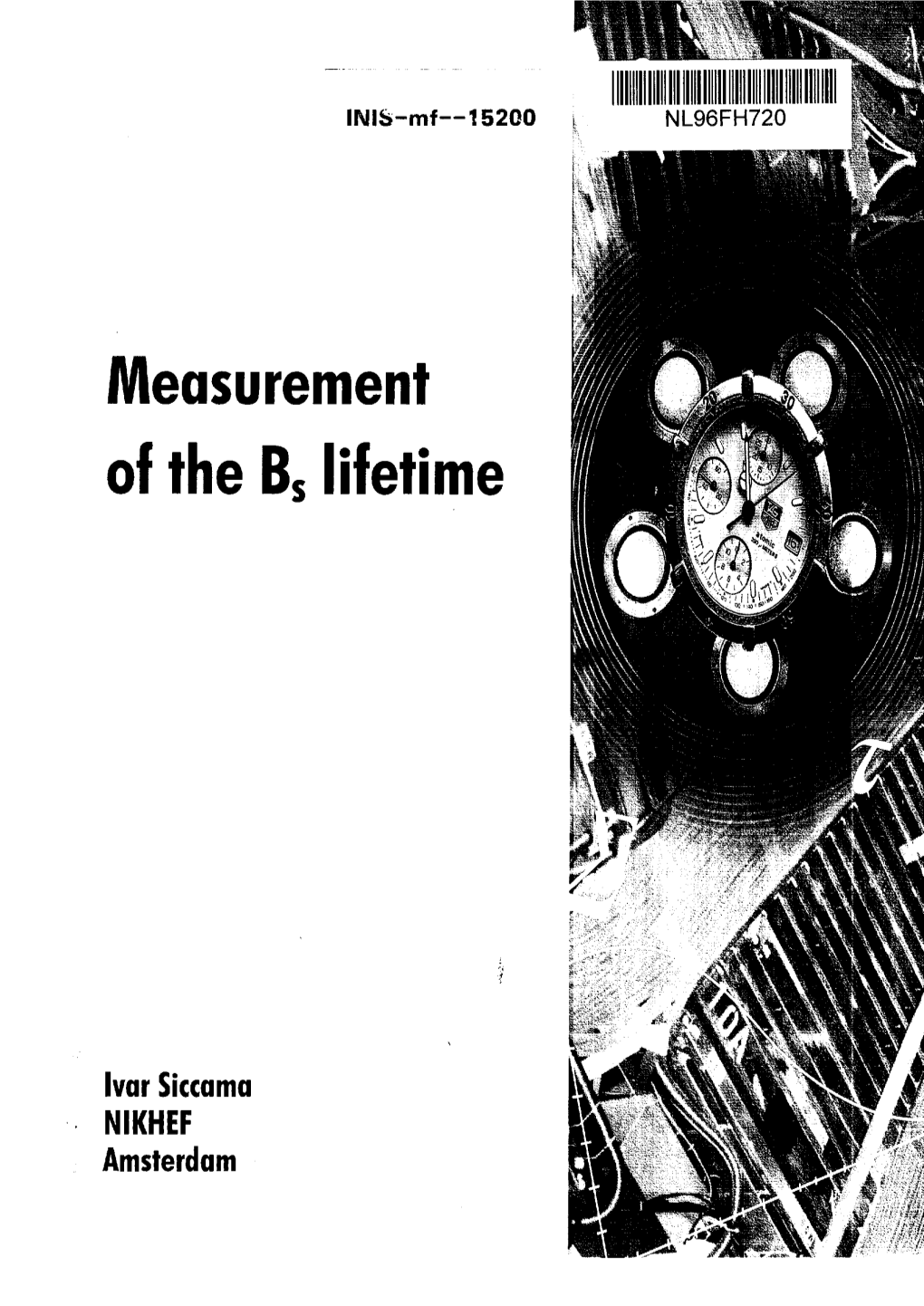 Measurement of the B&lt; Lifetime