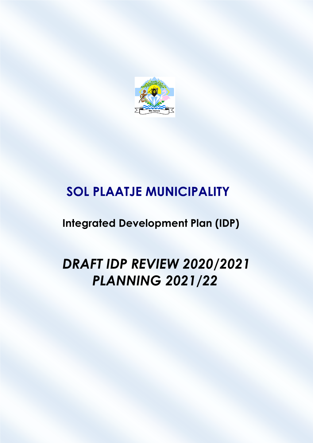 Draft Idp Review 2020/2021 Planning 2021/22 Table of Contents