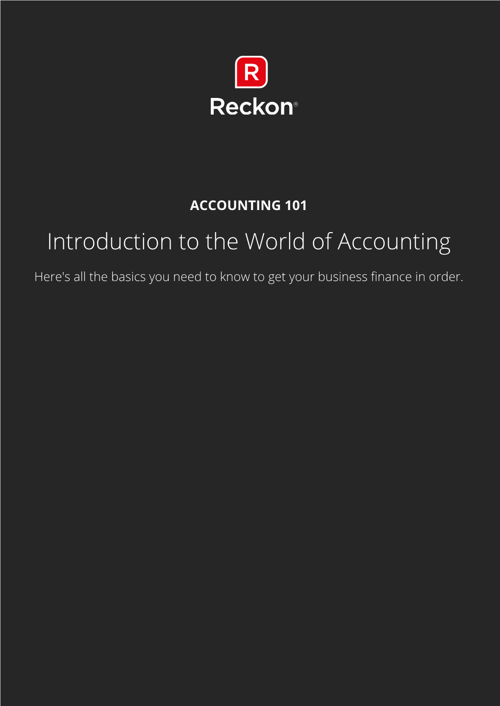 Reckon | Accounting Guide Page 5 of 26