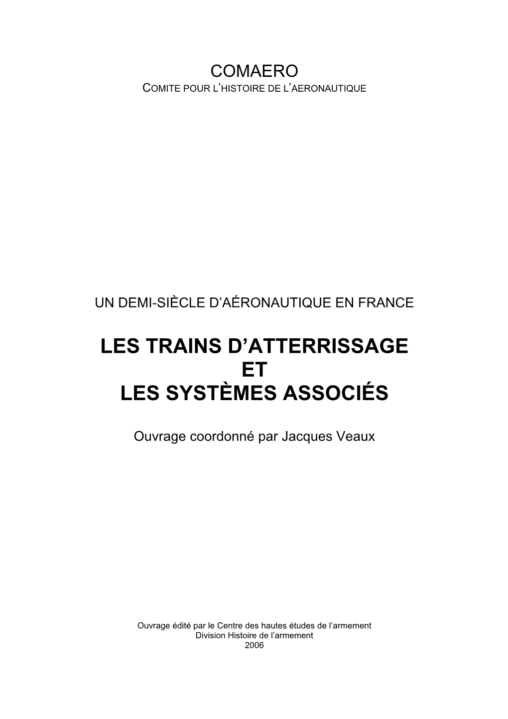 Les Trains D'atterrissage Et Les Systèmes Associés