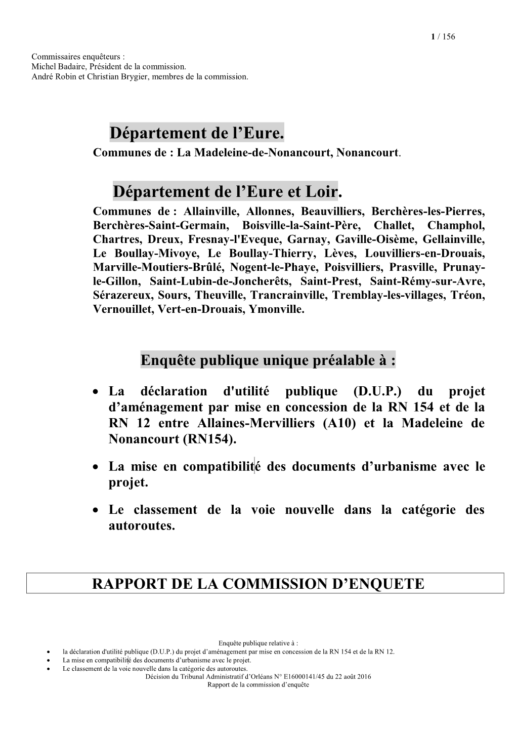 Mise En Œuvre De La Procedure