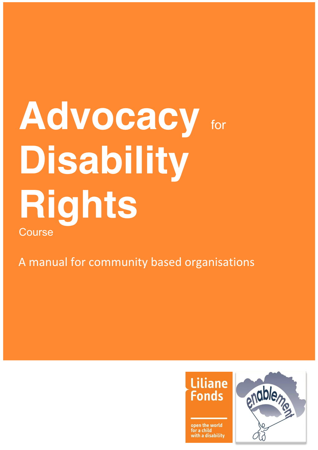 Advocacy for Disability Rights Course