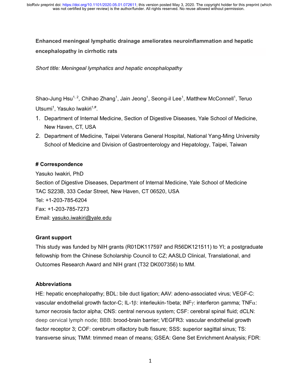 Enhanced Meningeal Lymphatic Drainage Ameliorates Neuroinflammation and Hepatic Encephalopathy in Cirrhotic Rats