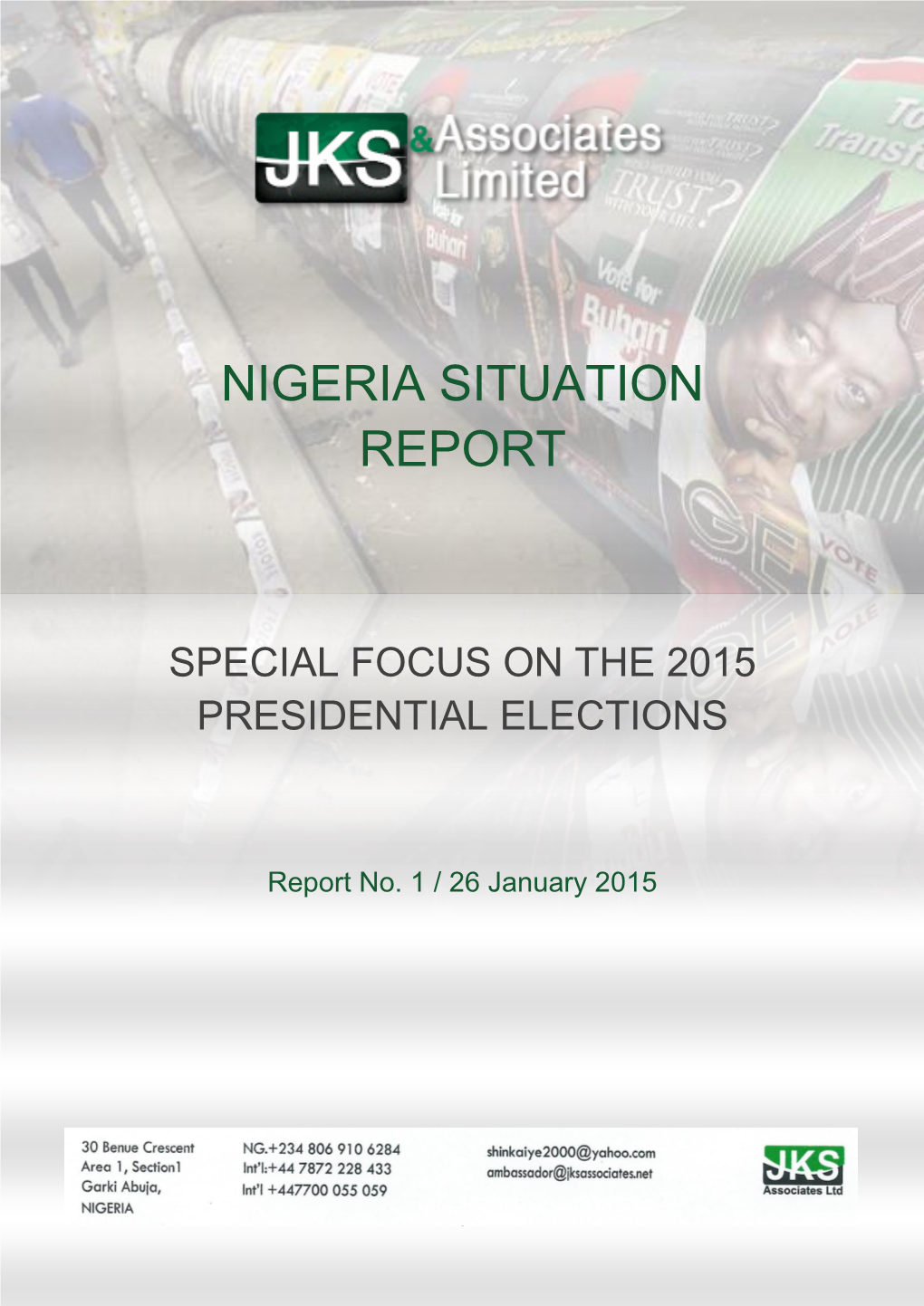 Nigeria Situation Report