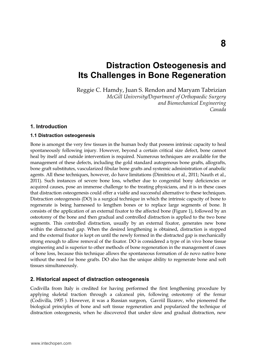 Distraction Osteogenesis and Its Challenges in Bone Regeneration