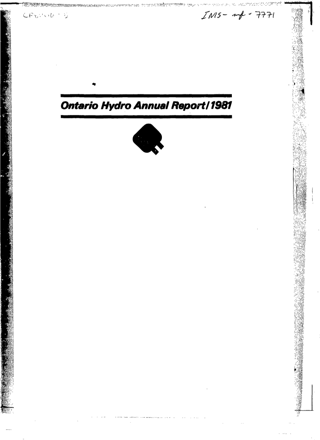 Ontario Hydro Annual Report! 1981