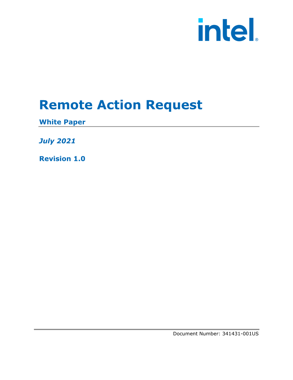 Remote Action Request White Paper