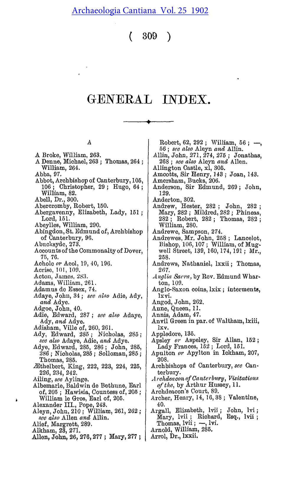 General Index