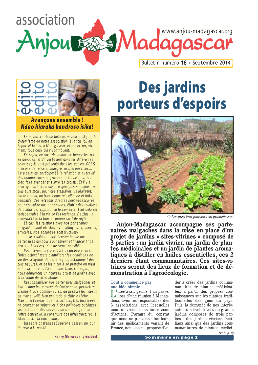 Bulletins N°16 Septembre 2014