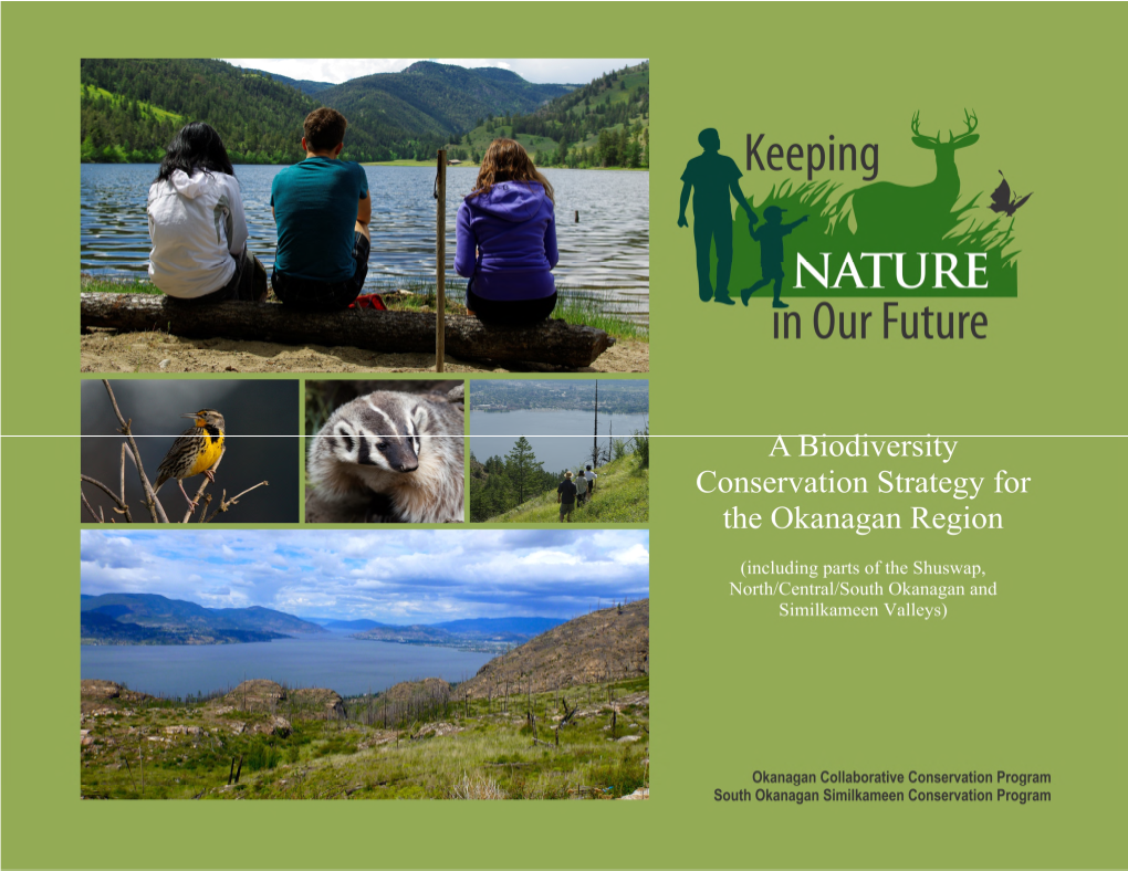 A Biodiversity Strategy for the Okanagan Region