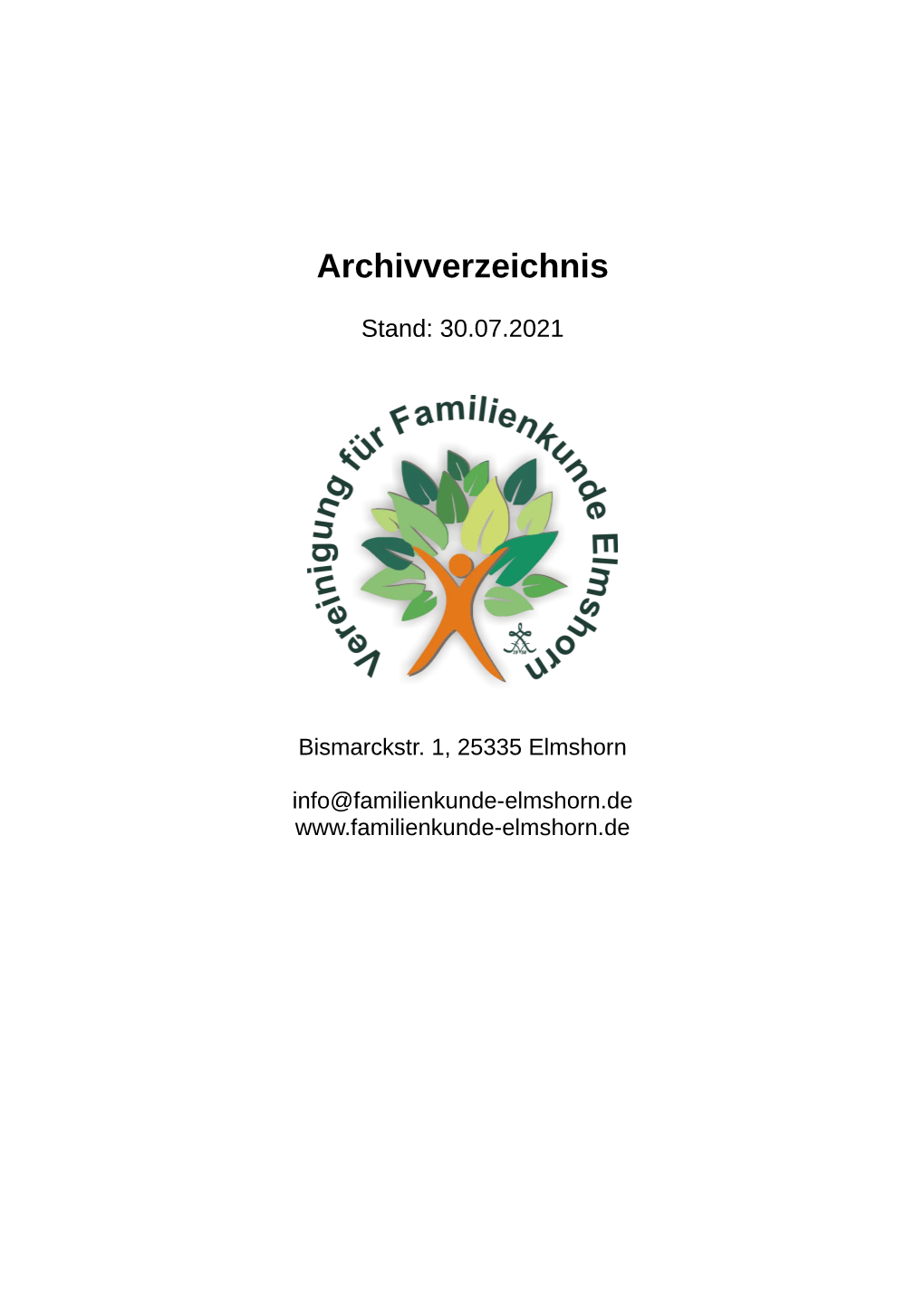 Archivverzeichnis Herunterladen