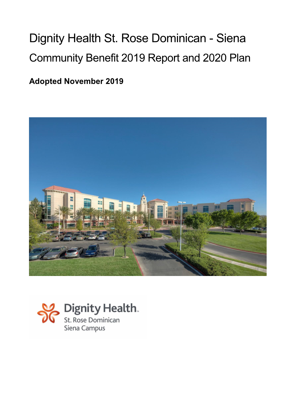 Dignity Health St. Rose Dominican - Siena