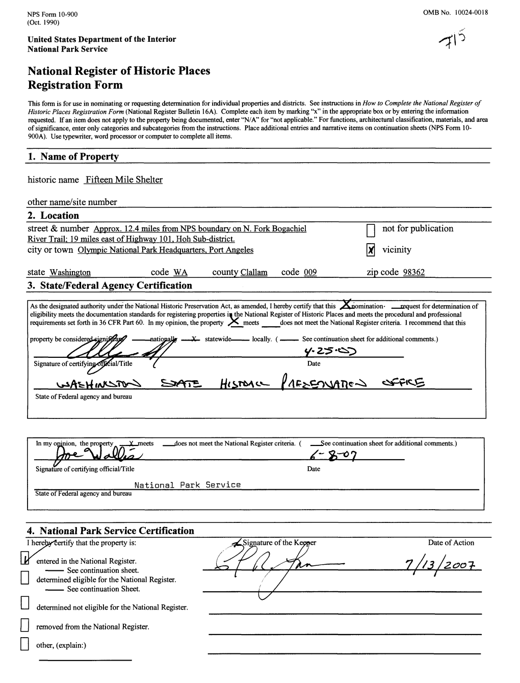 National Register of Historic Places Registration Form