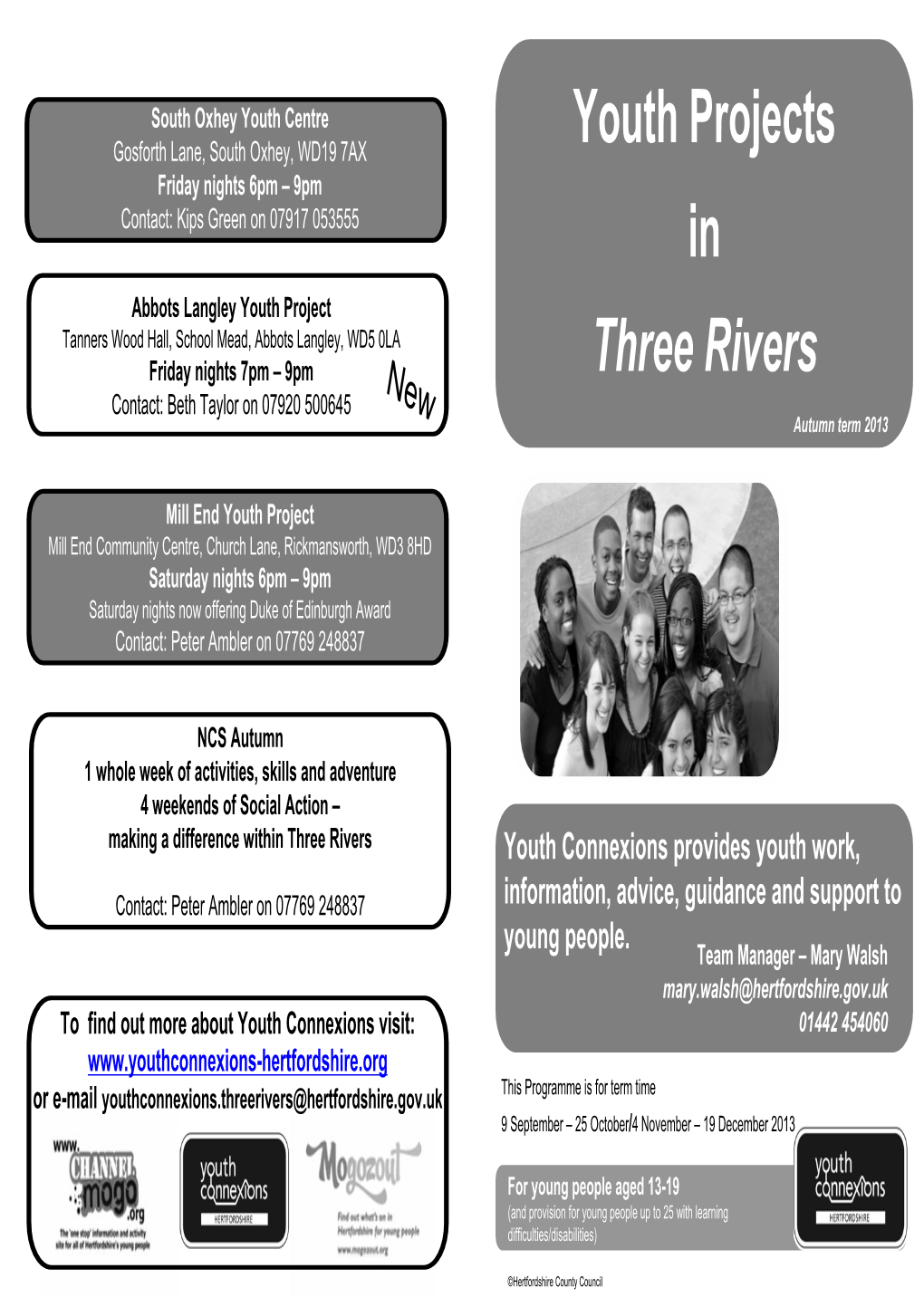 Youth Projects in Three Rivers