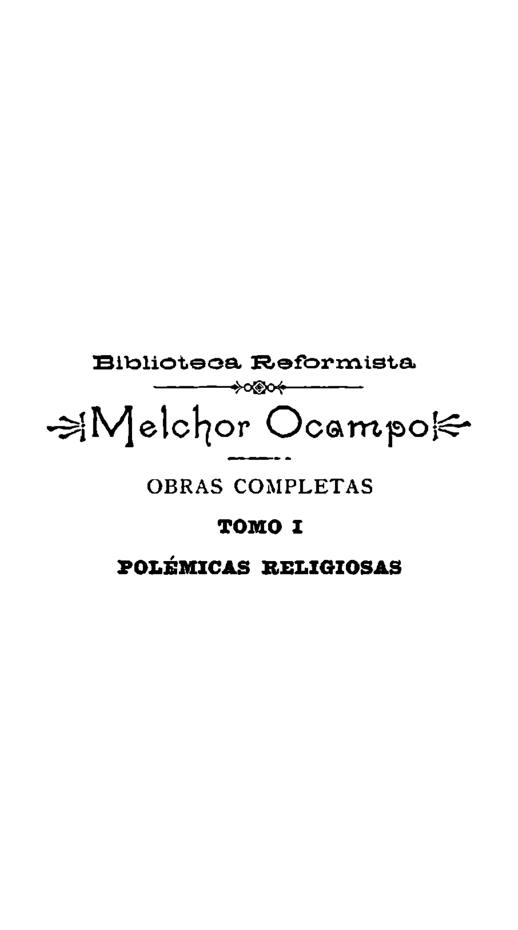 Melchor Ocampo