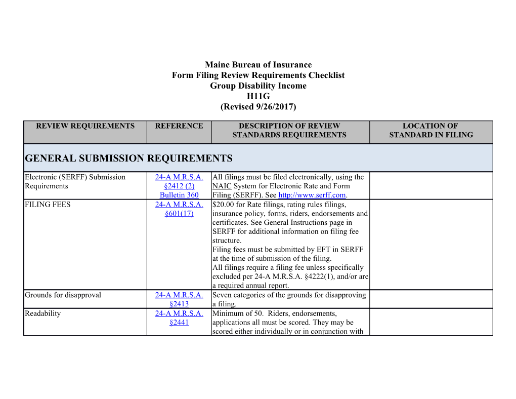 The in the Reference Column Indicates a CARFRA Standard