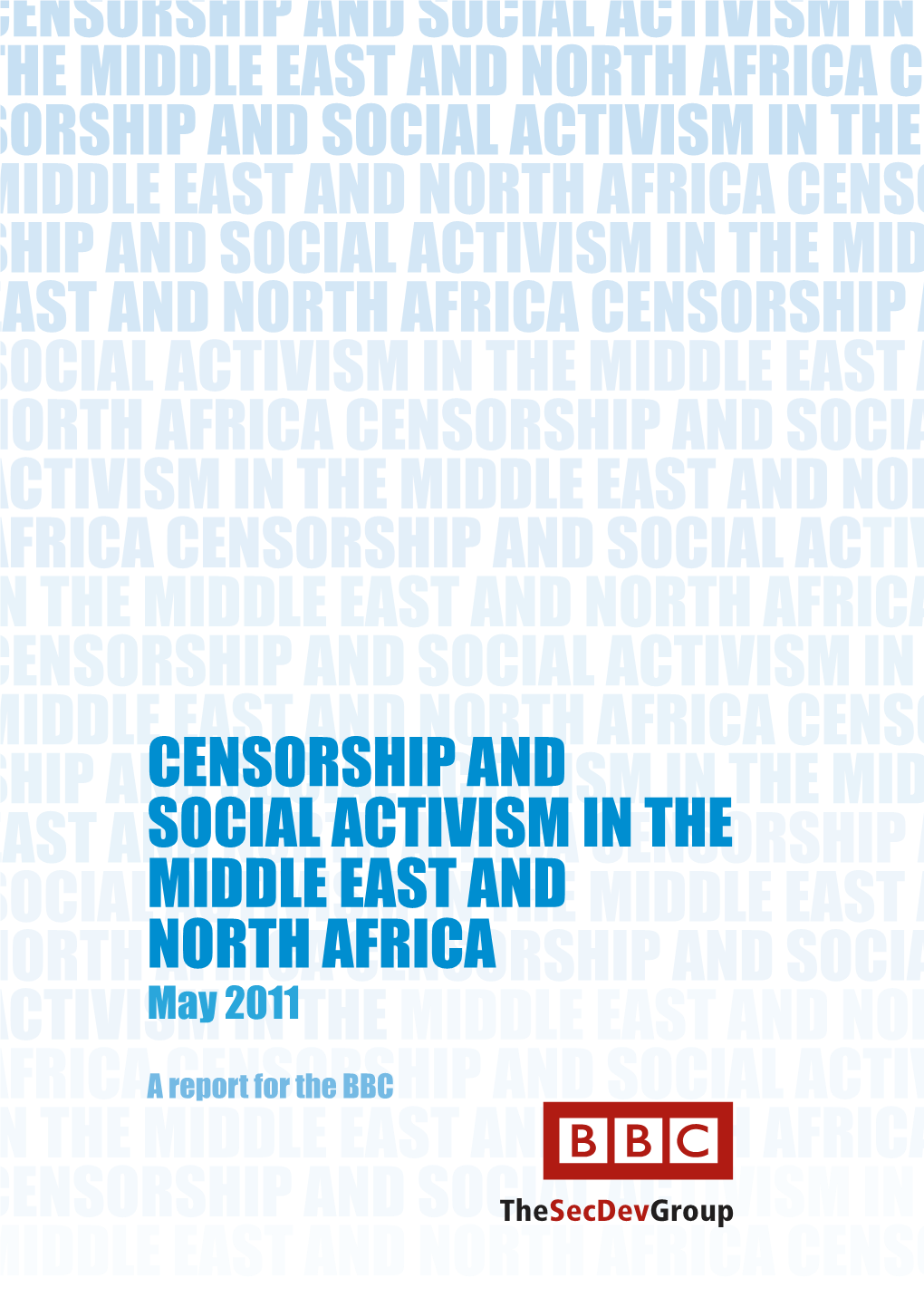 Censorship and Social Activism in the Middle East and North Africa