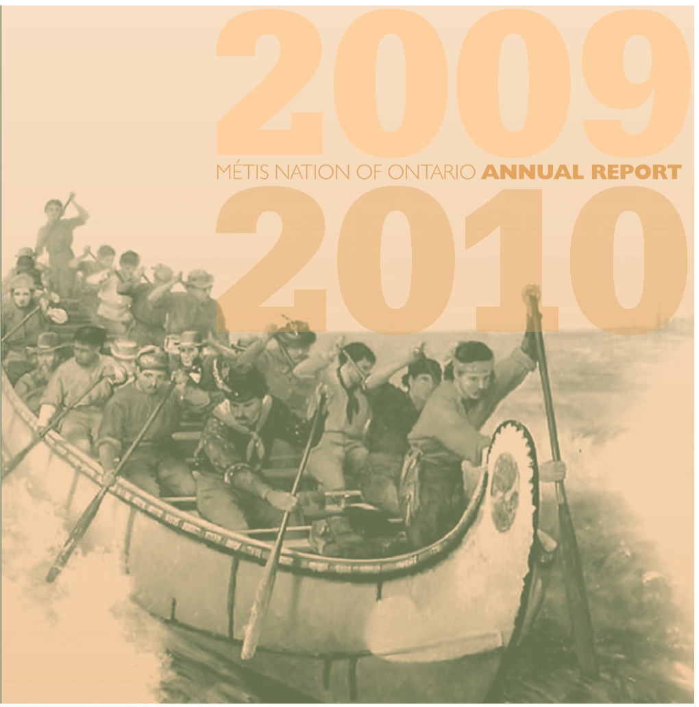 Métis Nation of Ontario Annual Report