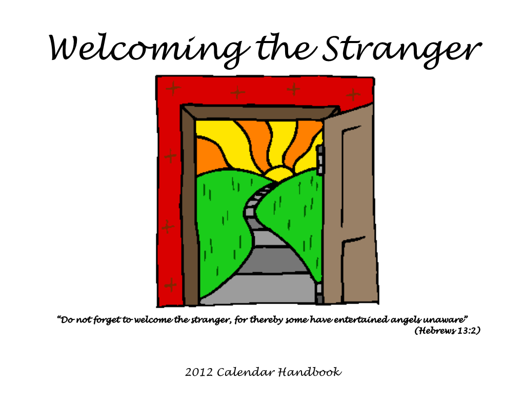Welcoming the Stranger