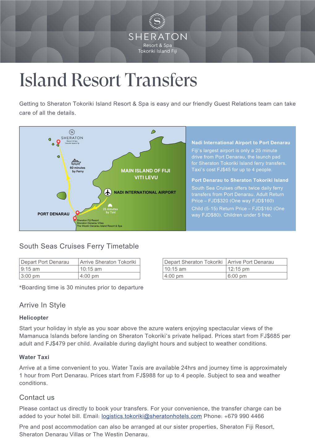 Island Resort Transfers