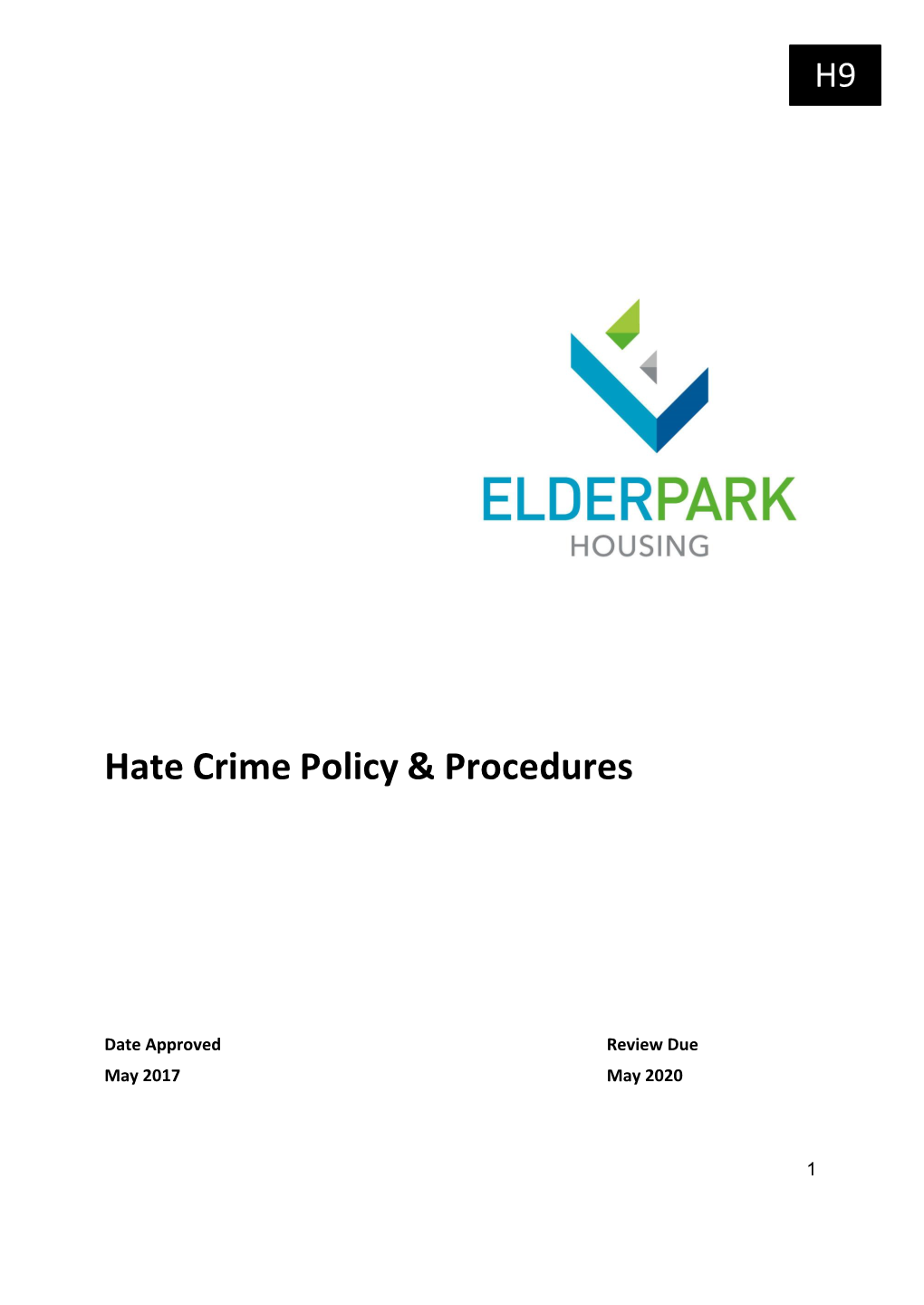 Hate Crime Policy & Procedures